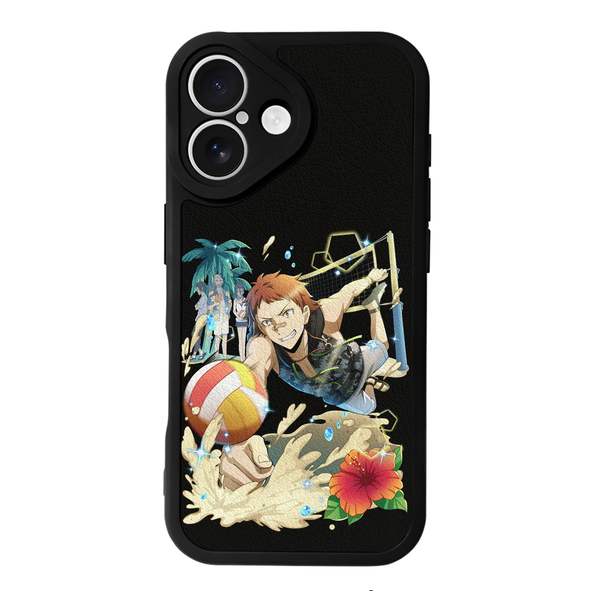 （画像用） 文豪ストレイドッグス Bungo Stray Dogs 【iPhone 16シリーズ対応】シリコンスマホケース（レザー調） 材質：シリコン